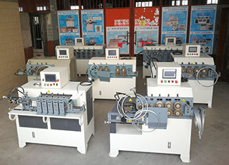 Group photo of clamping ring machinery